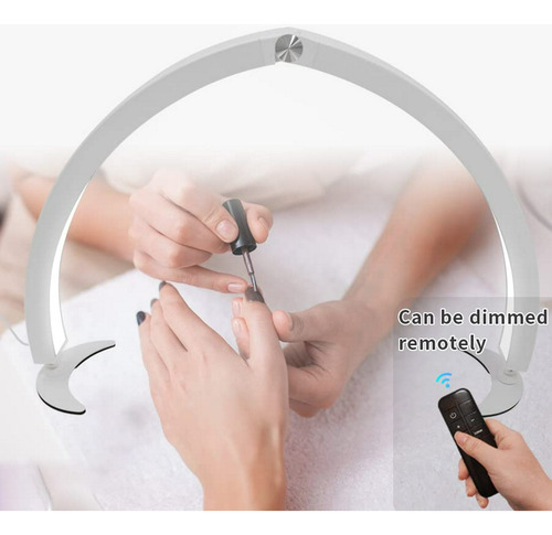Lámpara Led Fosa Half Moon Para Manicura, 40w 28in, Ajustabl