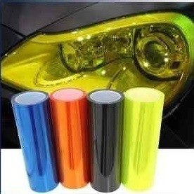 Vinilo Para Focos Auto Rollo 1m X 30cm Colores
