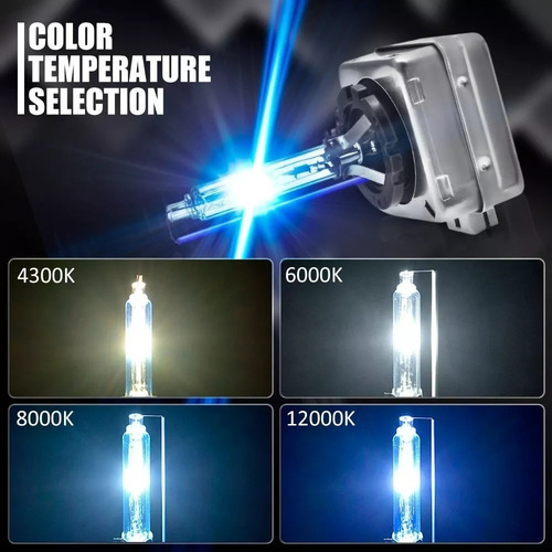 D1s Faros Delanteros De Xenón 8000k, 10000k 35w Para Auto