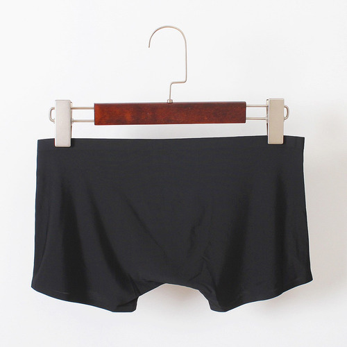 Ropa Interior Sin Costuras De Seda Helada De Color Puro Para