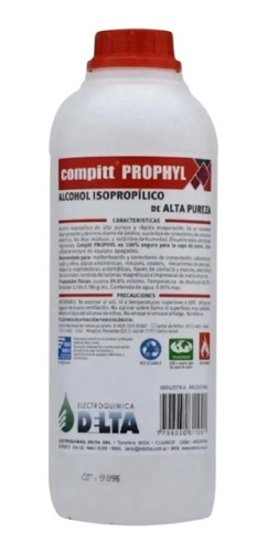 Alcohol Isopropilico Delta Compitt Prophyl Fraccionado 60cc