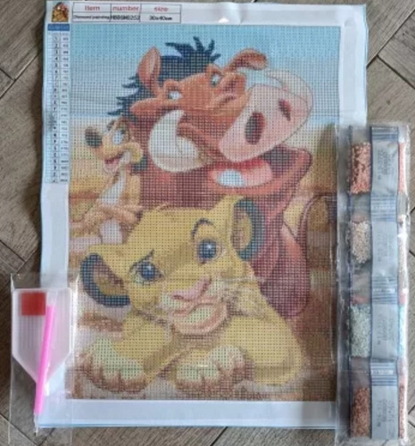 Pintura Com Diamantes - Diy 5d Strass- Frozen 3-30x40 Cm