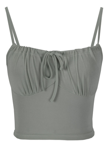 Camiseta Sin Mangas Sin Mangas De Color Liso Para Mujer