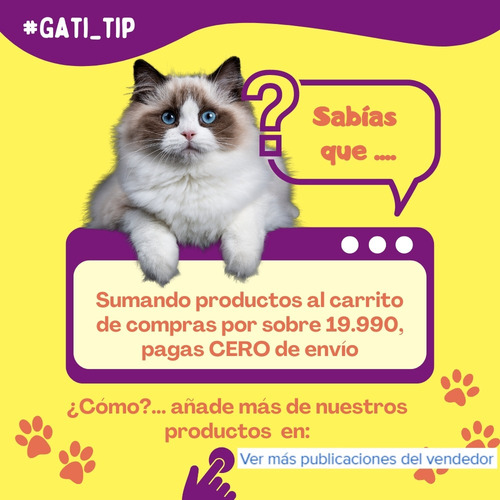 Imagen 3 de 3 de Catnip Para Gatos Bola Giratoria Azul