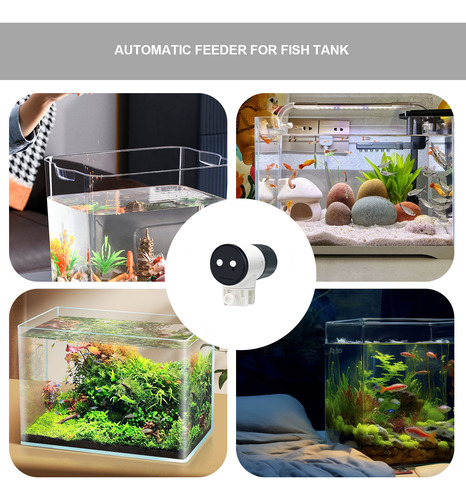 Alimentador De Peces Para Acuario Dispensador Automático De