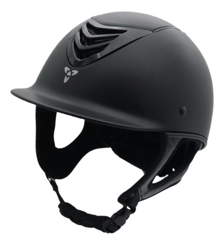 Hwa Casco De Equitación A Prueba De Golpes Negro 50cm A 53cm