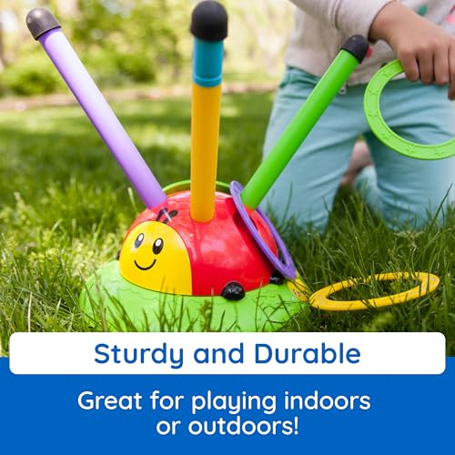 Fat Brain Toys 2 En 1 Musical Jump 'n Toss, Juegos Activos