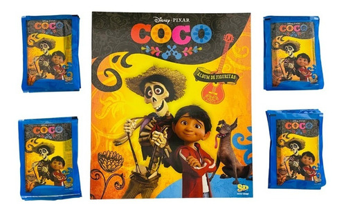1 Álbum + 100 Sobres De Figuritas Coco - Promo