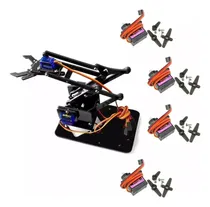 Comprar Brazo Robótico Acrílico Educativo Arduino + 4 Servos Equipo