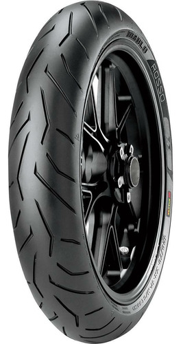 Cubierta Pirelli 100/80R17  Diablo Rosso II uso sin cámara delantera para moto