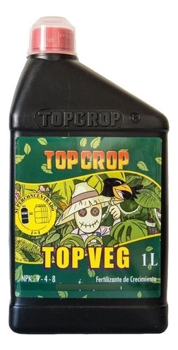Top Crop Veg 1 Litro Fertilizante Vegetativo Crecimiento Ff