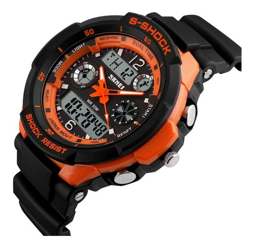 Imagen 3 de 5 de Reloj Contra Agua Skmei De Joven Deportivo An?logo Digital