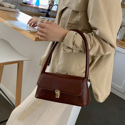 Bolso De Hombro Y Bolso De Cuero Pu De Moda Para Mujer