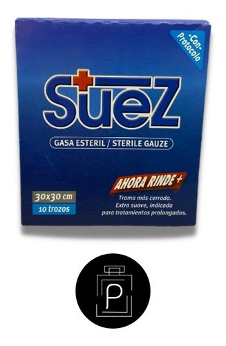 Gasas Suez 30x30- 10 Trozos