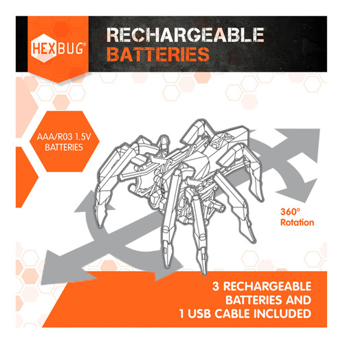 Hexbug Juguete De Araña Robótica Recargable Con Control