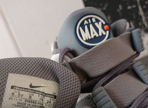 Tenis Air Max Cb 2 Cool Grey (24.5cm) Charles Barkley Allstar Mvp (Usado)