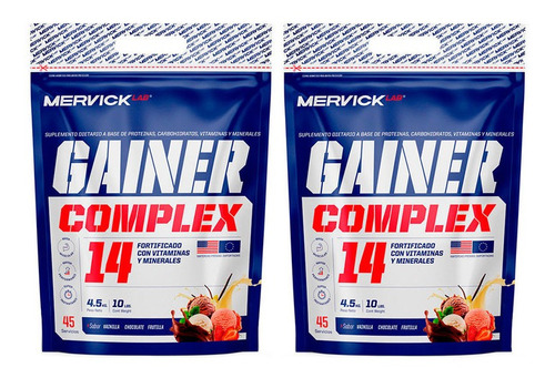 Gainer Complex Mervick Lab Ganador De Peso 2 X 4,5 Kg