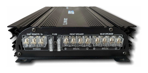 Imagen 3 de 5 de Amplificador Carbon 4 Canales 1200 Watts Clase A/b Ab6004et