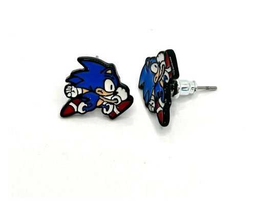 Aretes Sonic Videojuego Sega Nuevo