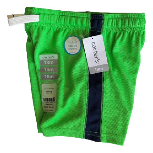 Short / Pantaloneta Carter´s Naranja T - 12 M Verde T - 18 M