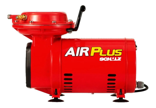 Compressor de ar mini elétrico portátil Schulz Air Plus MS 2.3 monofásica 0.3hp 110V/220V vermelho