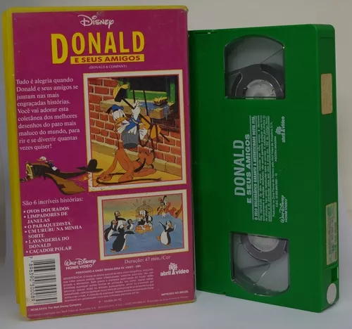 VHS Meus Amigos Tico e Teco - DUBLADO Original - Desenho Infantil Disney -  Com Encarte Interno - Abril Vídeo