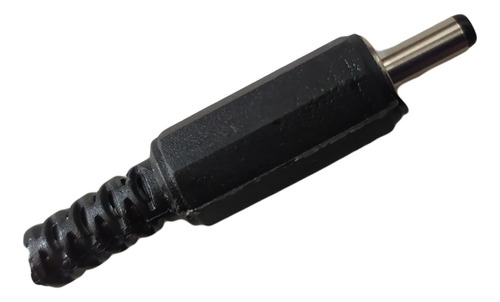 Plug 1.3 Mm Invertido Con Resorte Color Negro ( 10 Piezas )