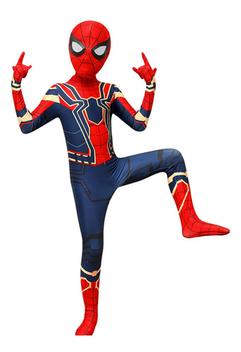 Traje De Fiesta De Cosplay De Iron Spiderman