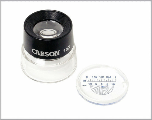 Lupa Carson Lumiloupe Ll-20 10x + Reticula