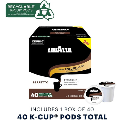 Kcups De Café Lavazza Singleserve Para Keurig Brewer, Perfet