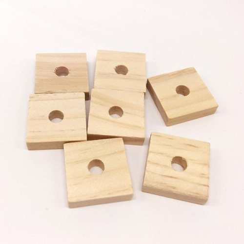 100 Piezas De Pájaros Bloques De Masticación Loro Toy De