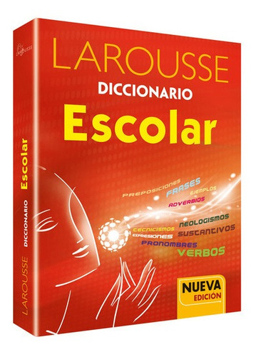Diccionario Larousse Escolar Rojo Español Nueva Edición