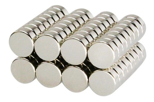 50pcs. Imã De Neodímio 10x4 Super Forte 10mm X 4mm N35