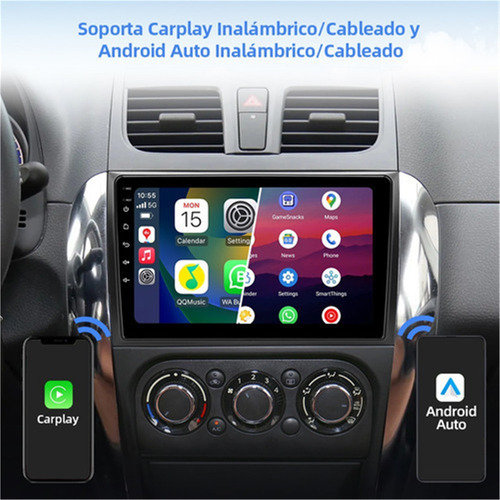 Estéreo 4+64g Carplay For Suzuki Sx4 2006-2013 Gps 4k Wifi6
