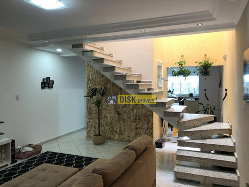 Imagem 1 de 22 de Sobrado Com 3 Dormitórios À Venda, 121 M² Por R$ 520.000 - Jardim Das Maravilhas - Santo André/sp - So0747