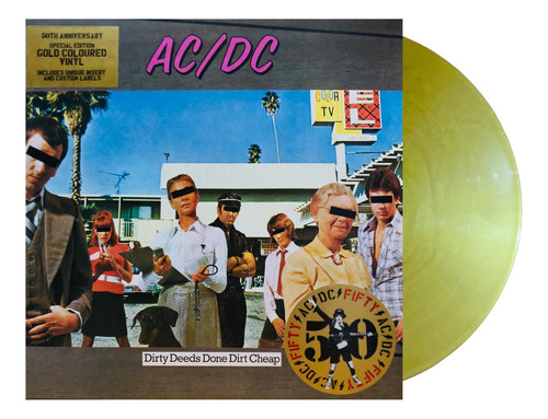 Ac/dc Dirty Deeds Done Dirt Cheap 50th Anniversary Lp Vinyl