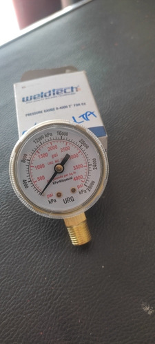 Manómetro Regulador Oxigeno / Nitrógeno Alta 0-4000psi