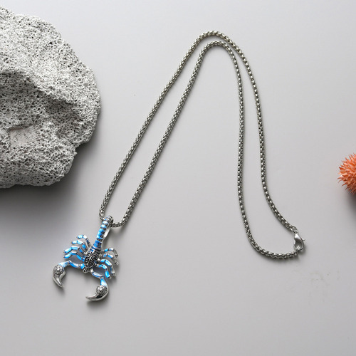 Joyería Para Hombre, Collar De Escorpión, Hip Hop