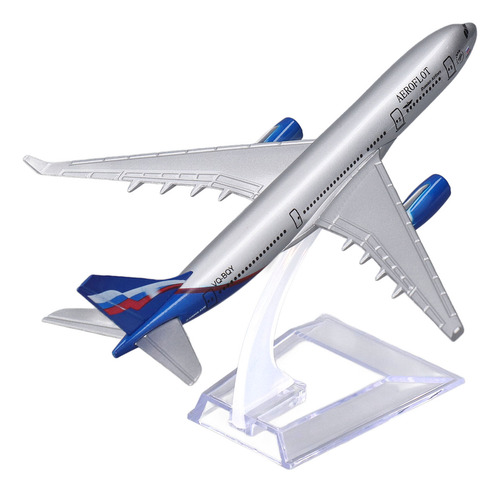 Modelo De Avión Con Pantalla Voladora Decorativa De Aleación