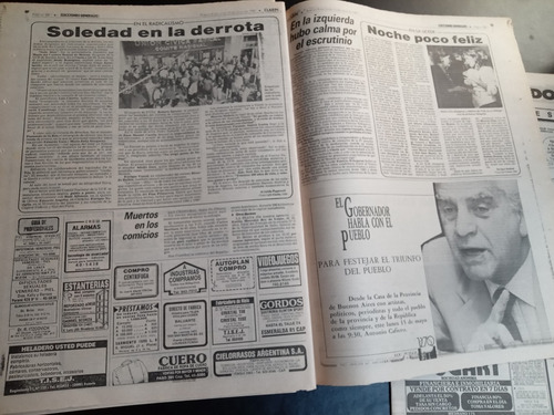 Diario Clarín Menem Presidente 15 Mayo 1989 (Usado)