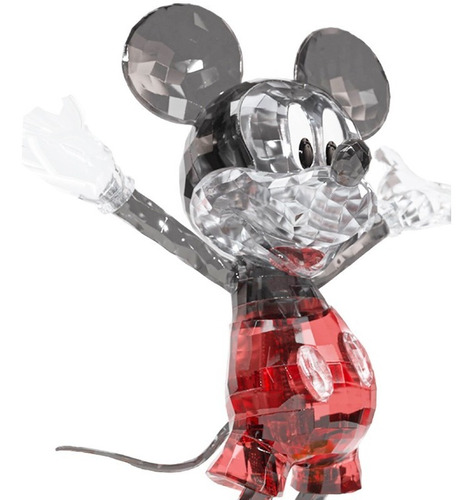 Figura De Mickey Cristal Armable - Bloques - Disney Mouse