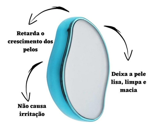 Manual de herramientas de belleza de varios colores para depiladora de cristal reutilizable e indolora