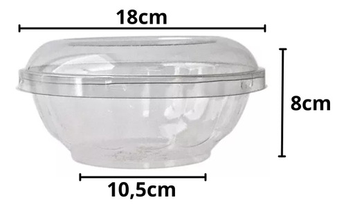 Pote Multiuso Redondo Sobremesa Salada 1000ml G682 1 Und