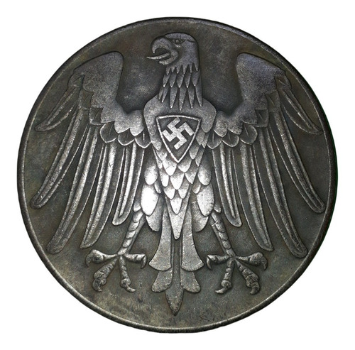 Moneda Militar Alemania Ww2  Por Rescatar_del Peligro  50 Mm