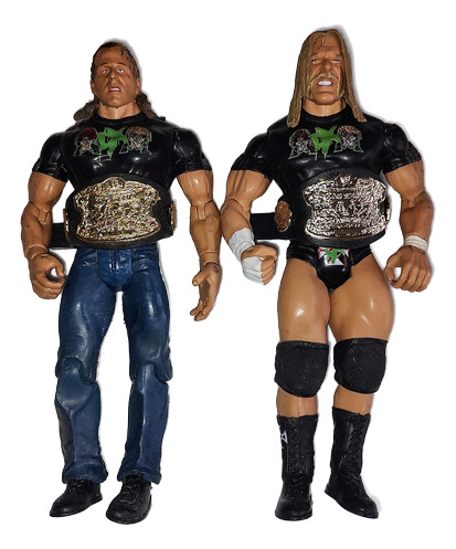 Wwe Coleccion Dx Team Triple H & Shawn Michaels Wwf Cmll (Usado)