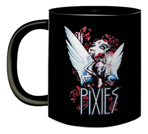 Caneca Rock Band Pixies Flowers Música alternativa de los 90