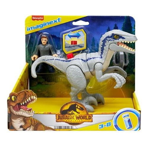 Jurassic World Dominion Velociraptor Blue Imaginext Original