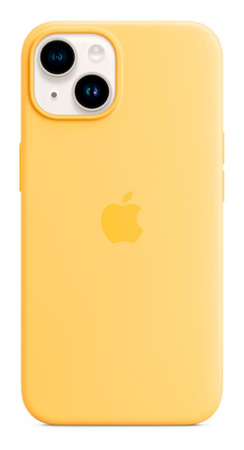 Funda Apple iPhone 14 Silicona Magsafe Yelow