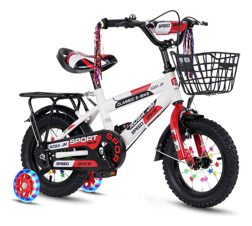 Bicicleta Infantil Roja De 16 Pulgadas Con Casco Incluido Color Rojo Tamaño Del Cuadro 16