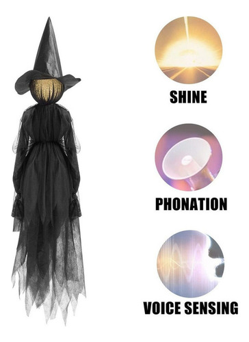 4 Piezas De Halloween Tomados De La Mano Bruja Luces Led2023